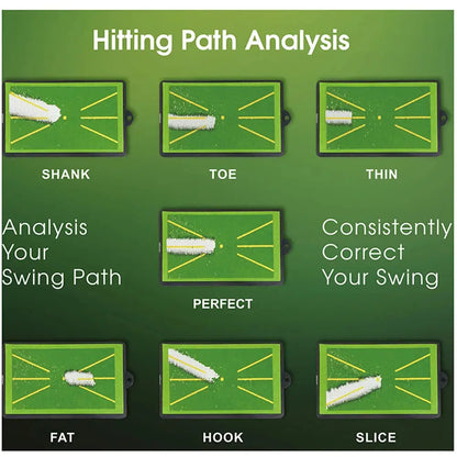 High Quality Golf Training Pad For Swing Detection Batting Ball Trace Directional Mat Swing Path Pads Swing Practice Pads - Ai-TechWorld