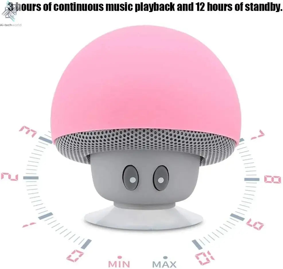 High Quality Wireless Bluetooth Speaker 30ft Wireless Range  Subwoofer With Suction CupSuitable for Cycling Picnic Outdoor Ai-TechWorld 