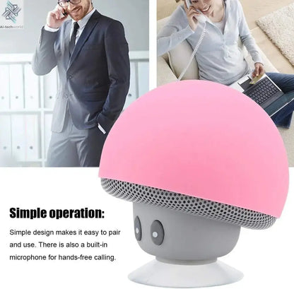 High Quality Wireless Bluetooth Speaker 30ft Wireless Range  Subwoofer With Suction CupSuitable for Cycling Picnic Outdoor Ai-TechWorld 
