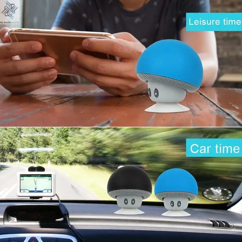 High Quality Wireless Bluetooth Speaker 30ft Wireless Range  Subwoofer With Suction CupSuitable for Cycling Picnic Outdoor Ai-TechWorld 