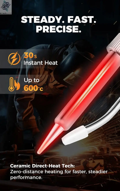 High-efficient 80W Electric Sodering Iron 220V/110V Handheld Solder Welding Machine Heating Repair Tools Small Soldering Iron Ai-TechWorld 