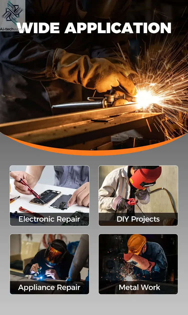 High-efficient 80W Electric Sodering Iron 220V/110V Handheld Solder Welding Machine Heating Repair Tools Small Soldering Iron Ai-TechWorld 