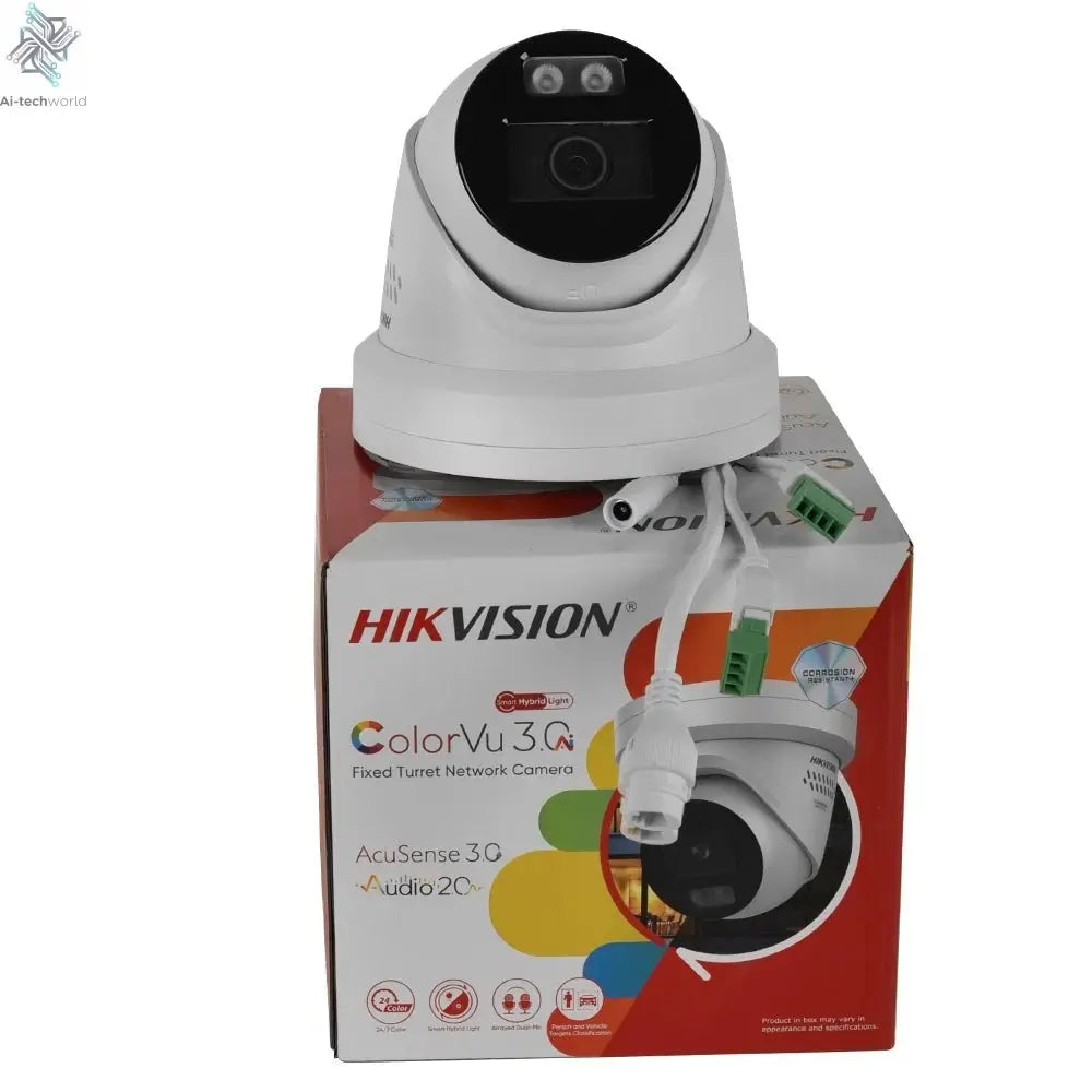 Hikvision Smart Hybrid IP Camera – 4K UHD Surveillance with AI Detection, Two - Way Audio - Ai - TechWorld