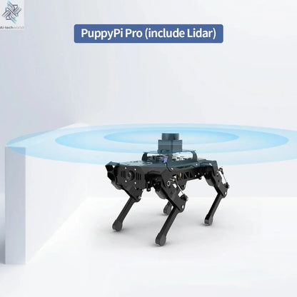 Hiwonder PuppyPi ROS quadruped robot dog, bionics, intelligent programming, AI visual recognition Ai-TechWorld 