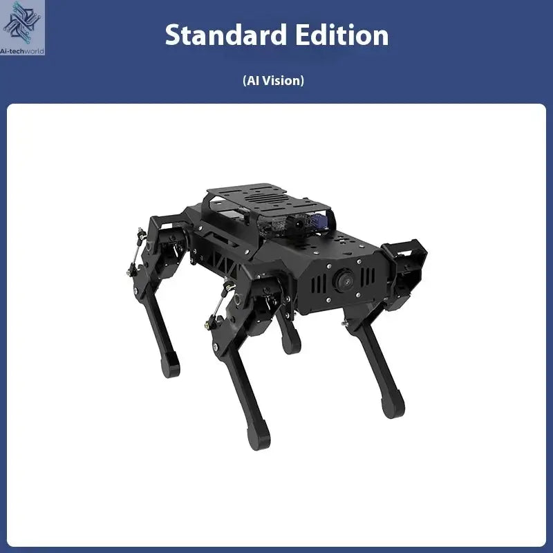 Hiwonder PuppyPi ROS quadruped robot dog, bionics, intelligent programming, AI visual recognition Ai-TechWorld 