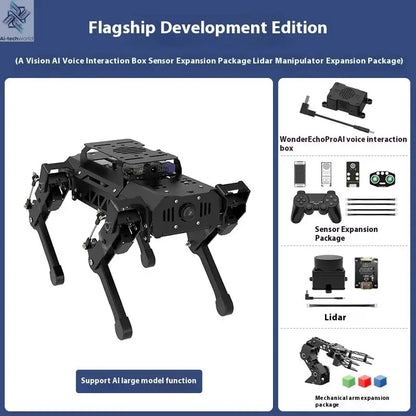 Hiwonder PuppyPi ROS quadruped robot dog, bionics, intelligent programming, AI visual recognition Ai-TechWorld 