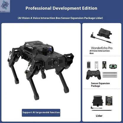 Hiwonder PuppyPi ROS quadruped robot dog, bionics, intelligent programming, AI visual recognition Ai-TechWorld 