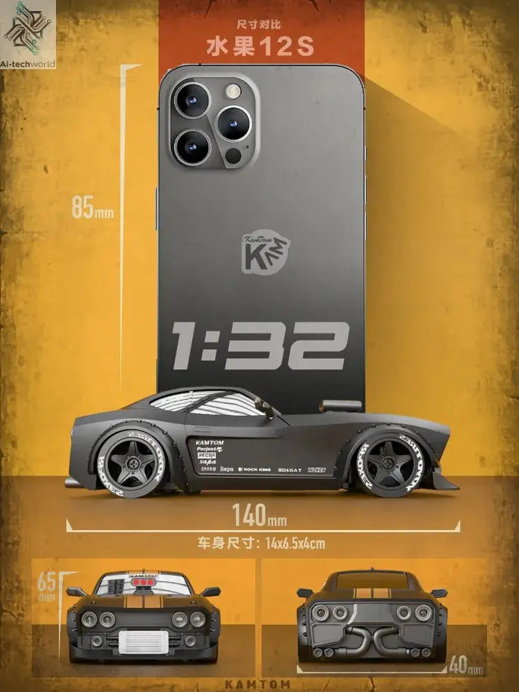 Hot Kamtom Km3299 1/32 Rc Car 4wd High-Speed Remote Control Drift Car With Gyro Professional Adult Racing Car Toys Gift - Ai-TechWorld
