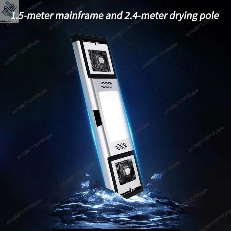 Household Balcony Electric Clothes Drying Rack Remote Control Intelligent Drying Air Drying Lifting Folding Clothes Drying Rack - Ai - TechWorld