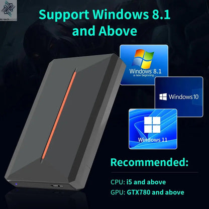 Hyper Base Lbox 500GB Gaming Hard Drive For PS4/PS3/PS2/Wii/Wiiu/Gamecube/Saturn With 3700+ Games Plug&Play For Win PC Launchbox Ai-TechWorld 