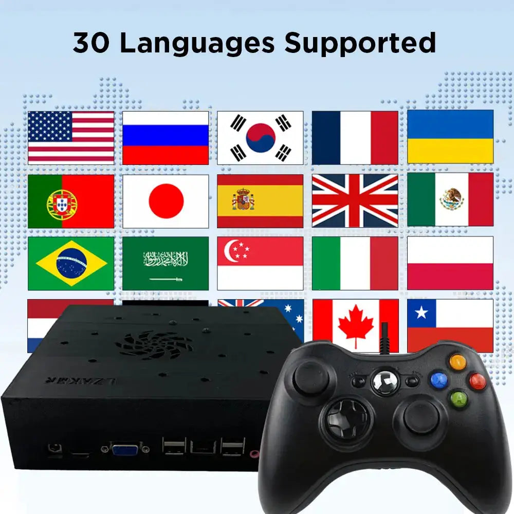 I3-3110M Retro Game Console X8 Play On TV 2T HDD Batocera+Windows 70000+Games For Wii PS2 N64 PSP GameCube N64 Wireless handle Ai-TechWorld 