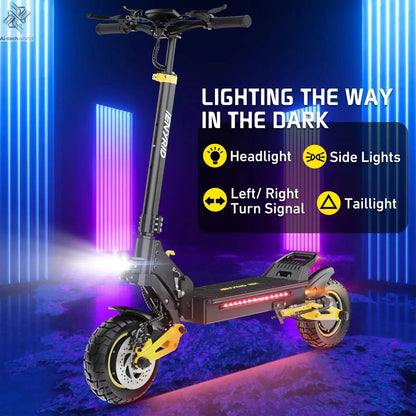 IENYRID ES1 Electric Scooter Foldable 2400W Dual Motor 48V20.8Ah Lithium Battery E-Scooter 10-inch Tires Adult City E-Scooter Ai-TechWorld 
