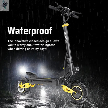 IENYRID ES1 Electric Scooter Foldable 2400W Dual Motor 48V20.8Ah Lithium Battery E-Scooter 10-inch Tires Adult City E-Scooter Ai-TechWorld 
