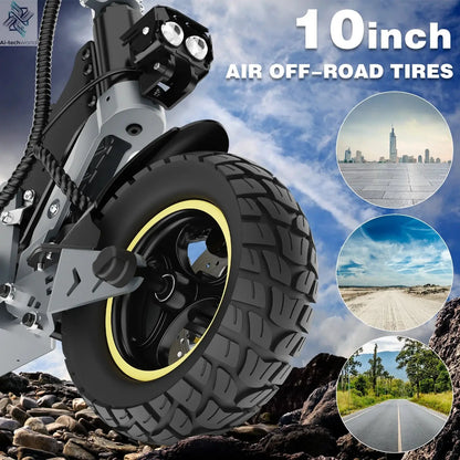 IENYRID IE-S1 Electric Scooter 800W Motor 48V15AH Lithium Battery E-Scooter 10-inch Off-road Tires Foldable E-Scooters Ai-TechWorld 
