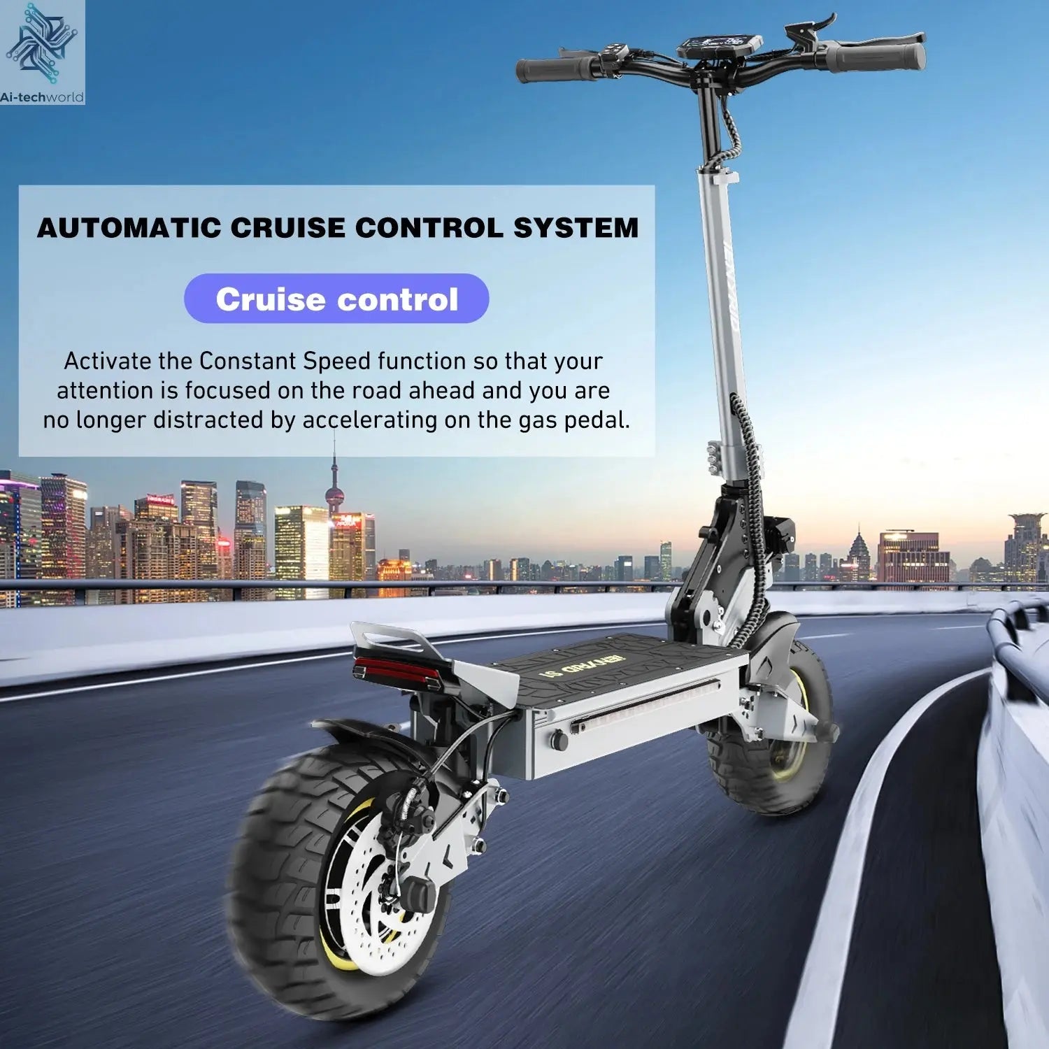 IENYRID IE-S1 Electric Scooter 800W Motor 48V15AH Lithium Battery E-Scooter 10-inch Off-road Tires Foldable E-Scooters Ai-TechWorld 