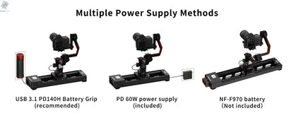 IFOOTAGE Shark Slider Nano II — 660 Mini Motorized Camera Long Version,Aluminum Alloy Dolly Track,Video Stabilizer Rail Panorama Ai-TechWorld 