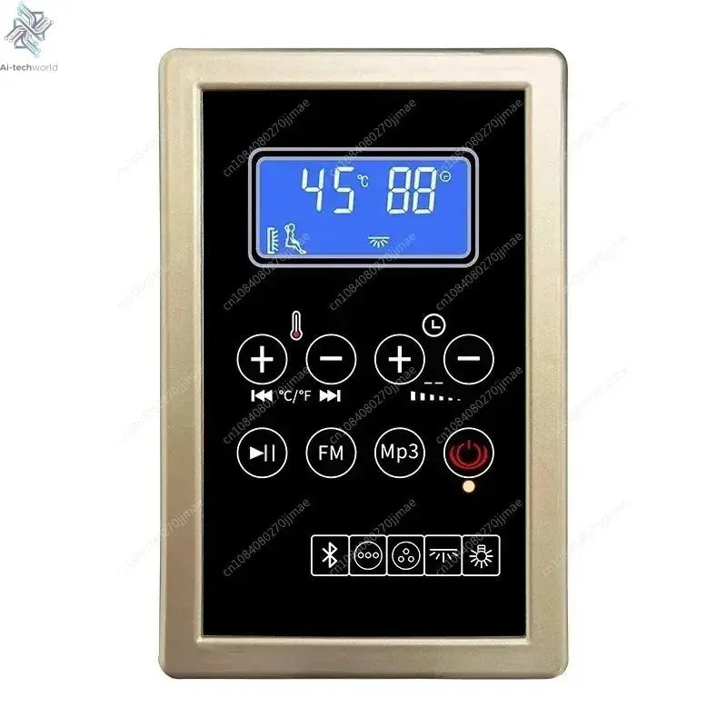 Infrared Sauna Control Panel and Box Digital Temperature Timer Adjustable Home Spa Therapy Ai-TechWorld 