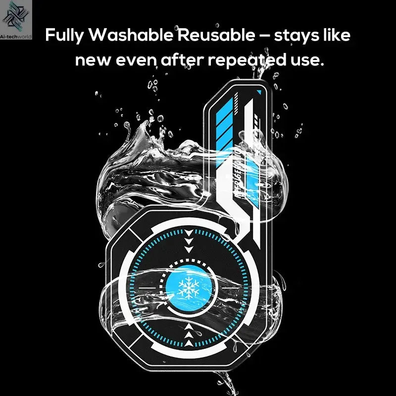 J01 High Quality NEW Mobile Phone Magnetic Cooling Plate Compatible Universal Radiator Game Cooler Expand Area Radiating Sticker Ai-TechWorld 