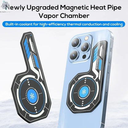 J01 High Quality NEW Mobile Phone Magnetic Cooling Plate Compatible Universal Radiator Game Cooler Expand Area Radiating Sticker Ai-TechWorld 