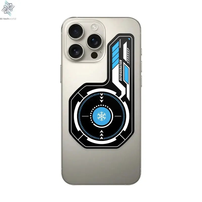 J01 High Quality NEW Mobile Phone Magnetic Cooling Plate Compatible Universal Radiator Game Cooler Expand Area Radiating Sticker Ai-TechWorld 