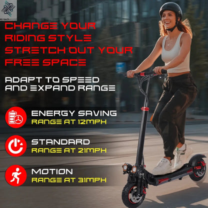 J11 Electric Scooters USA Warehouse 1200W Brushless Motor 48V18ah Electric scooter adult Max Speed 34Mile 11'' Off-road Tires - Ai-TechWorld