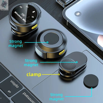 J6 Wireless Lavalier Mics Plug & Play Lapel Miccrophone for Seamless Video Recording, Vlogging, Live Streaming & Interviews Ai-TechWorld 