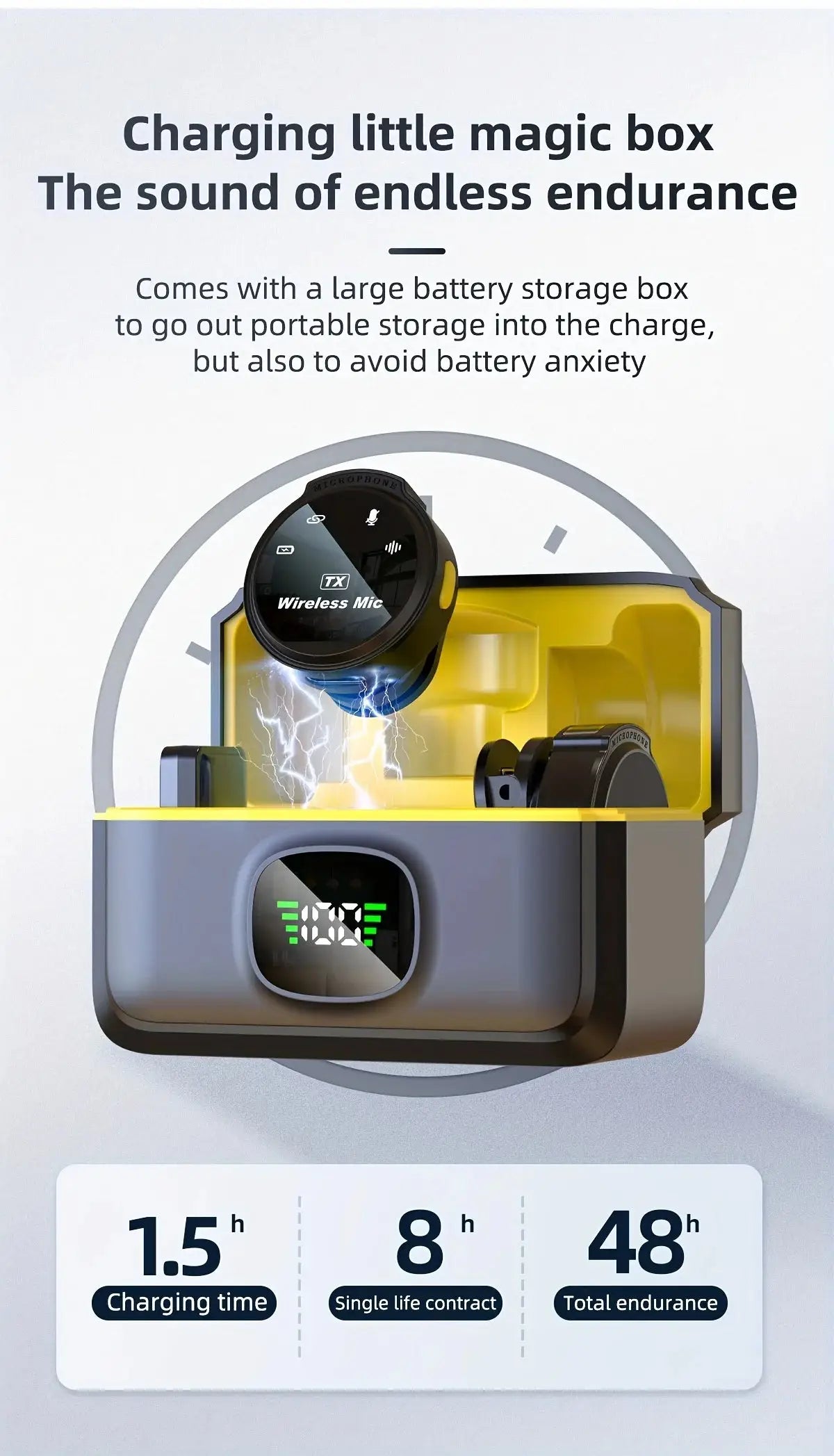J6 Wireless Lavalier Mics Plug & Play Lapel Miccrophone for Seamless Video Recording, Vlogging, Live Streaming & Interviews Ai-TechWorld 