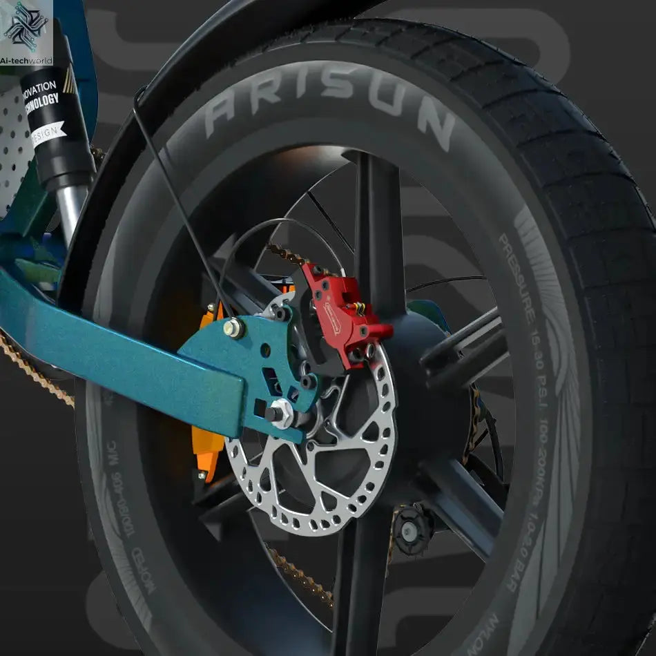 JANSNO X60 20" Fat Tires Electric Bikes 750W*2 Dual Motor 48V 23Ah Battery Ai-TechWorld 