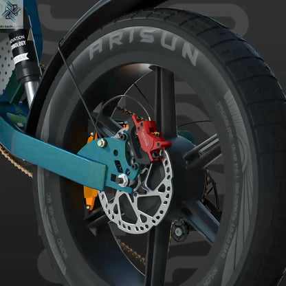 JANSNO X60 20" Fat Tires Electric Bikes 750W*2 Dual Motor 48V 23Ah Battery Ai-TechWorld 