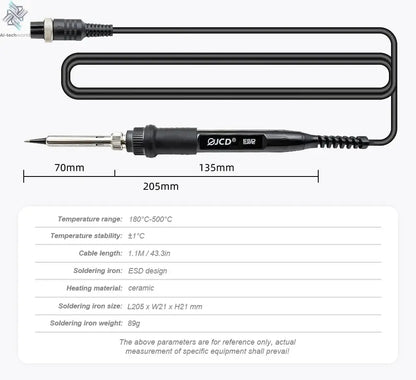 JCD 750W 2 in 1 Soldering Station LCD Digital display Welding Rework Station for cell-phone BGA SMD IC Repair Solder tools 8898 - Ai-TechWorld