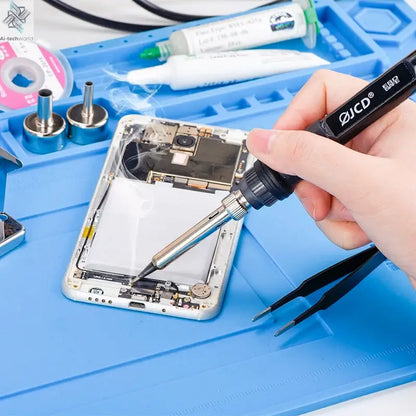 JCD 750W 2 in 1 Soldering Station LCD Digital display Welding Rework Station for cell-phone BGA SMD IC Repair Solder tools 8898 - Ai-TechWorld