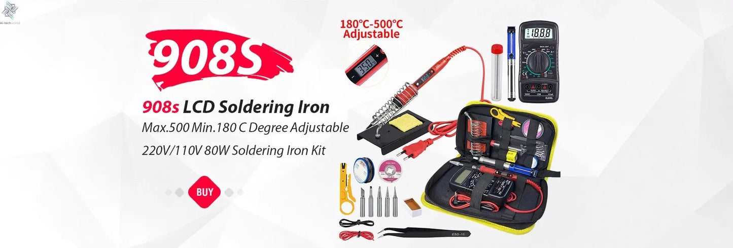 JCD 750W 2 in 1 Soldering Station LCD Digital display Welding Rework Station for cell-phone BGA SMD IC Repair Solder tools 8898 - Ai-TechWorld