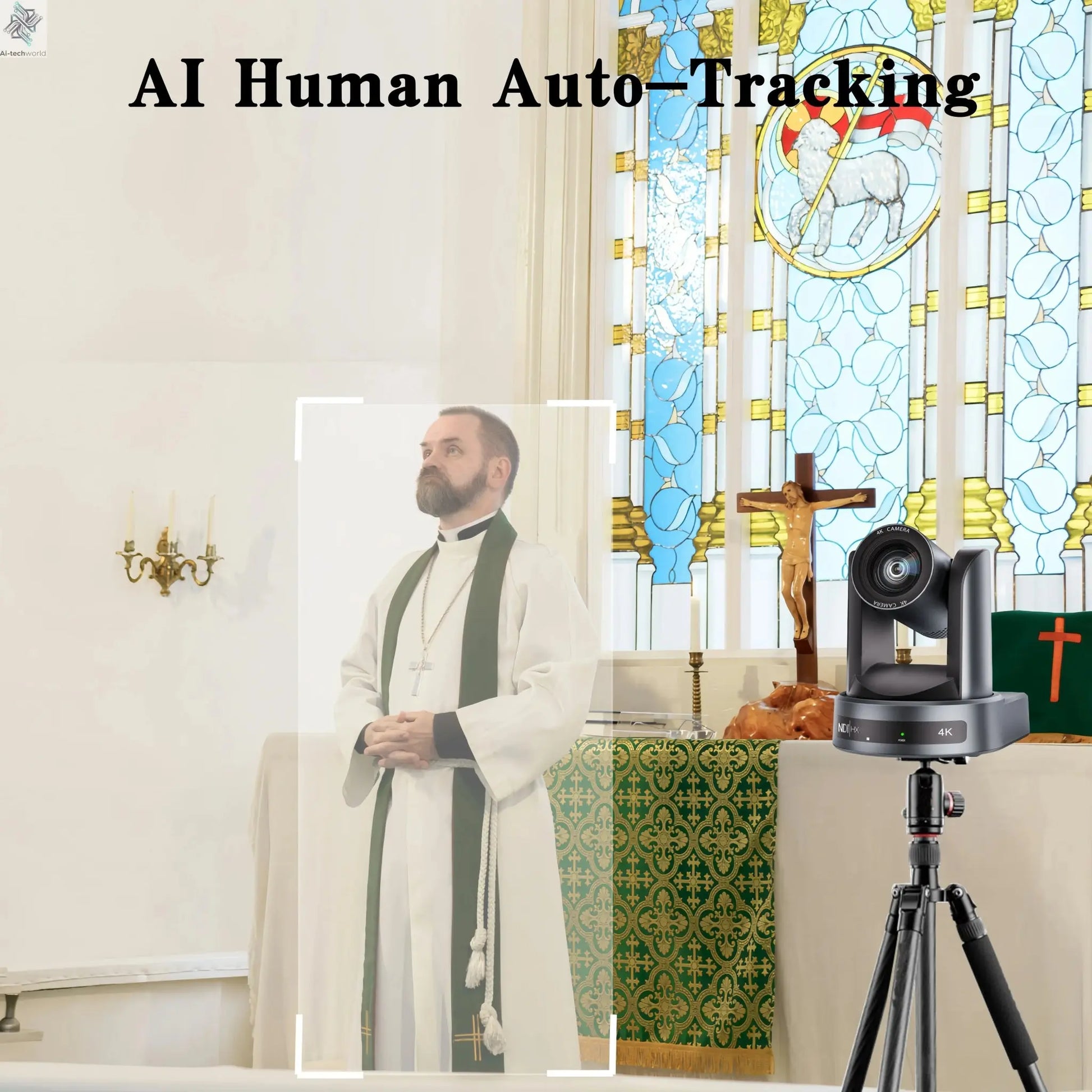 JIANSHIAV PTZ Camera NDI 10/20X Zoom 4K Conference Camera PTZ Video SDI USB IP POE Live Streaming Camera for Church Broadcasting - Ai - TechWorld