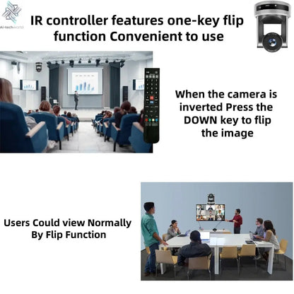 JIANSHIAV PTZ Camera NDI 10/20X Zoom 4K Conference Camera PTZ Video SDI USB IP POE Live Streaming Camera for Church Broadcasting - Ai - TechWorld