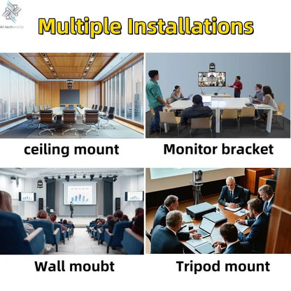 JIANSHIAV PTZ Camera NDI 10/20X Zoom 4K Conference Camera PTZ Video SDI USB IP POE Live Streaming Camera for Church Broadcasting - Ai - TechWorld