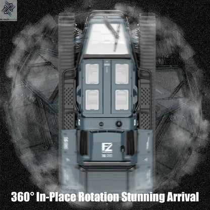 JJRC C8812 LED Light Full Scale Tracked Tank Simulation Model Toy RC Car Model Drift Remote Control Off-Road Vehicle Boy Gift - Ai-TechWorld