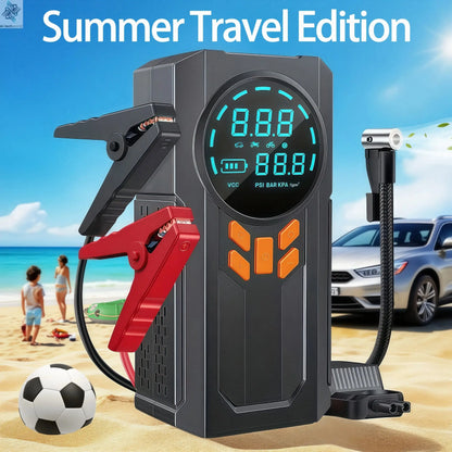 JKUOO 3000A Car Jump Starter Portable Power Bank Car Battery Booster 12V Car Starting Device for Petrol 7.0L Diesel 5.5L Ai-TechWorld 