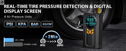 JKUOO 3000A Car Jump Starter Portable Power Bank Car Battery Booster 12V Car Starting Device for Petrol 7.0L Diesel 5.5L Ai-TechWorld 