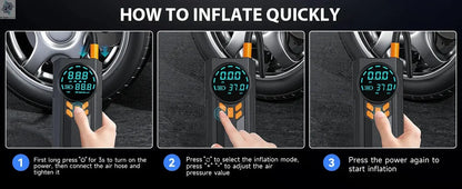 JKUOO 3000A Car Jump Starter Portable Power Bank Car Battery Booster 12V Car Starting Device for Petrol 7.0L Diesel 5.5L Ai-TechWorld 