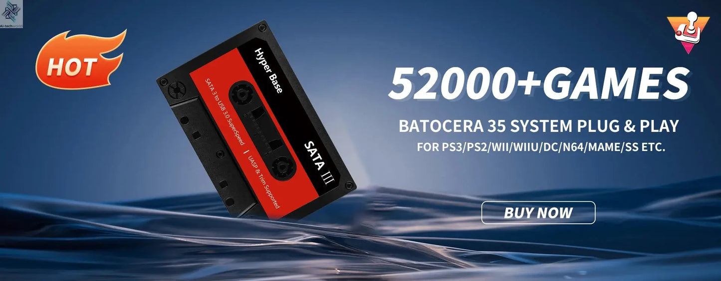 JMachen Launchbox 2TB Portable Gaming HDD with 4200+ 3D/PC Games Retro Game Console for PS4/PS3/PS2/Switchwith 4200+ PC/3D Games Ai-TechWorld 