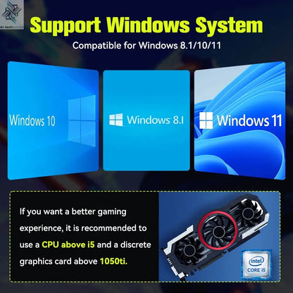 JMachen Launchbox 2TB Portable Gaming HDD with 4200+ 3D/PC Games Retro Game Console for PS4/PS3/PS2/Switchwith 4200+ PC/3D Games Ai-TechWorld 