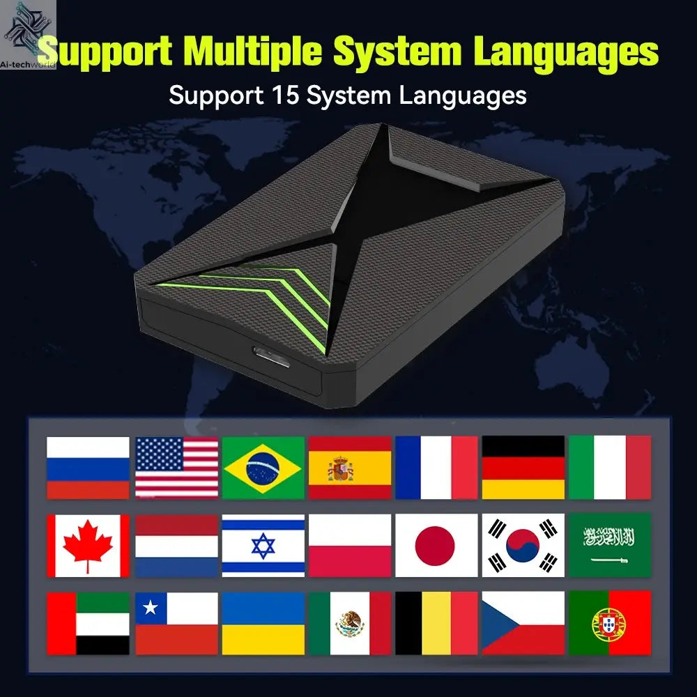 JMachen Launchbox 2TB Portable Gaming HDD with 4200+ 3D/PC Games Retro Game Console for PS4/PS3/PS2/Switchwith 4200+ PC/3D Games Ai-TechWorld 