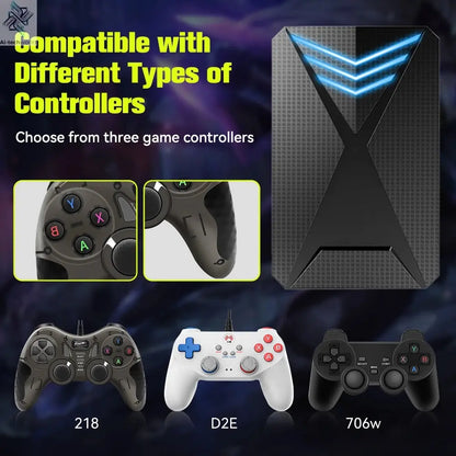 JMachen Launchbox 2TB Portable Gaming HDD with 4200+ 3D/PC Games Retro Game Console for PS4/PS3/PS2/Switchwith 4200+ PC/3D Games Ai-TechWorld 