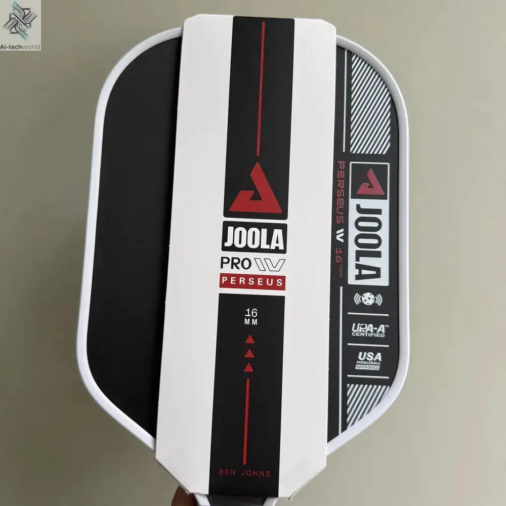 JOOLA BEN JOHNS PERSEUS PRO IV 16MM Pickleball Paddles T700 Carbon Fiber Increased Power Feel Fully Encased Sweet Spot Ai-TechWorld 