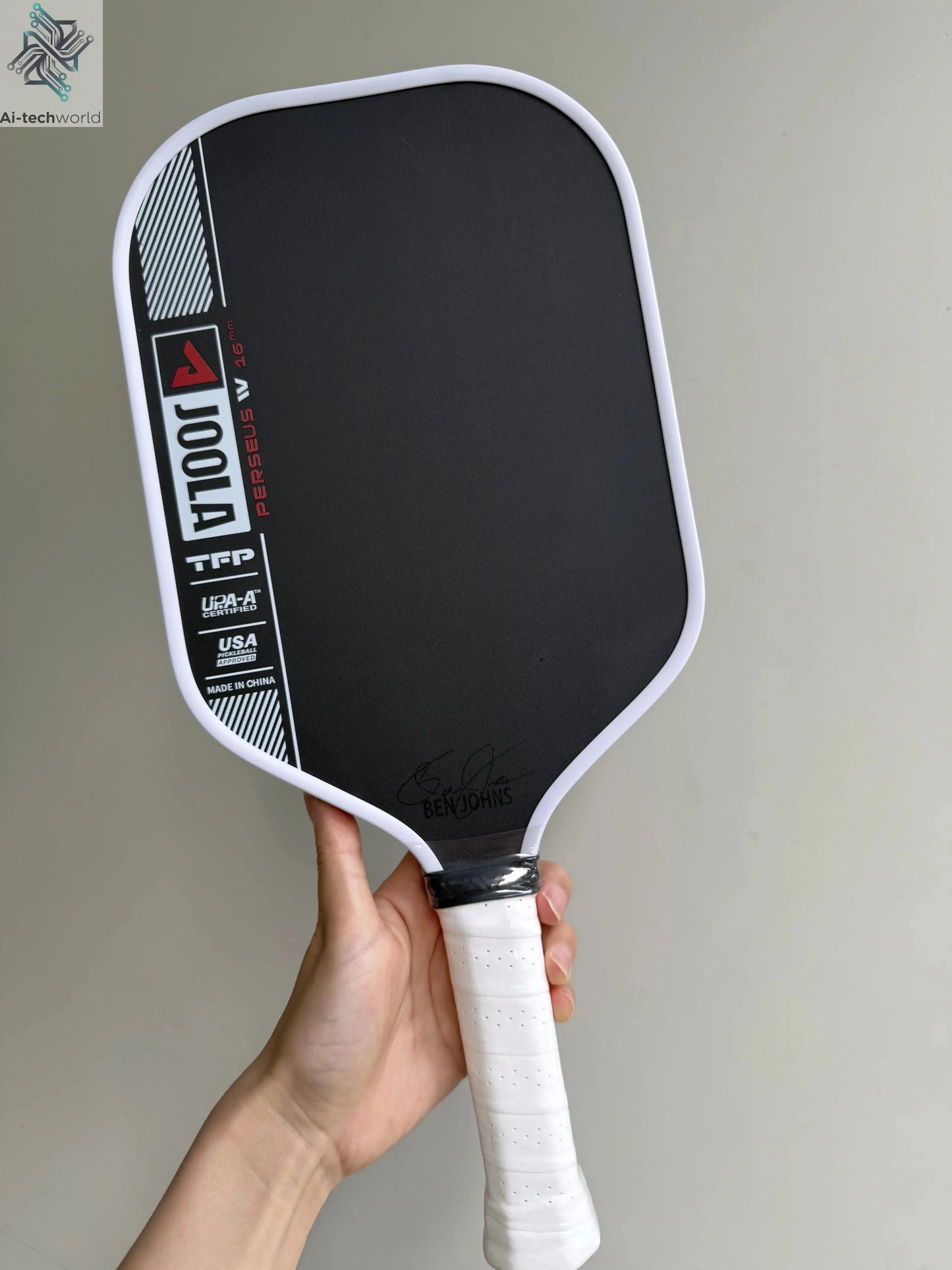 JOOLA BEN JOHNS PERSEUS PRO IV 16MM Pickleball Paddles T700 Carbon Fiber Increased Power Feel Fully Encased Sweet Spot Ai-TechWorld 