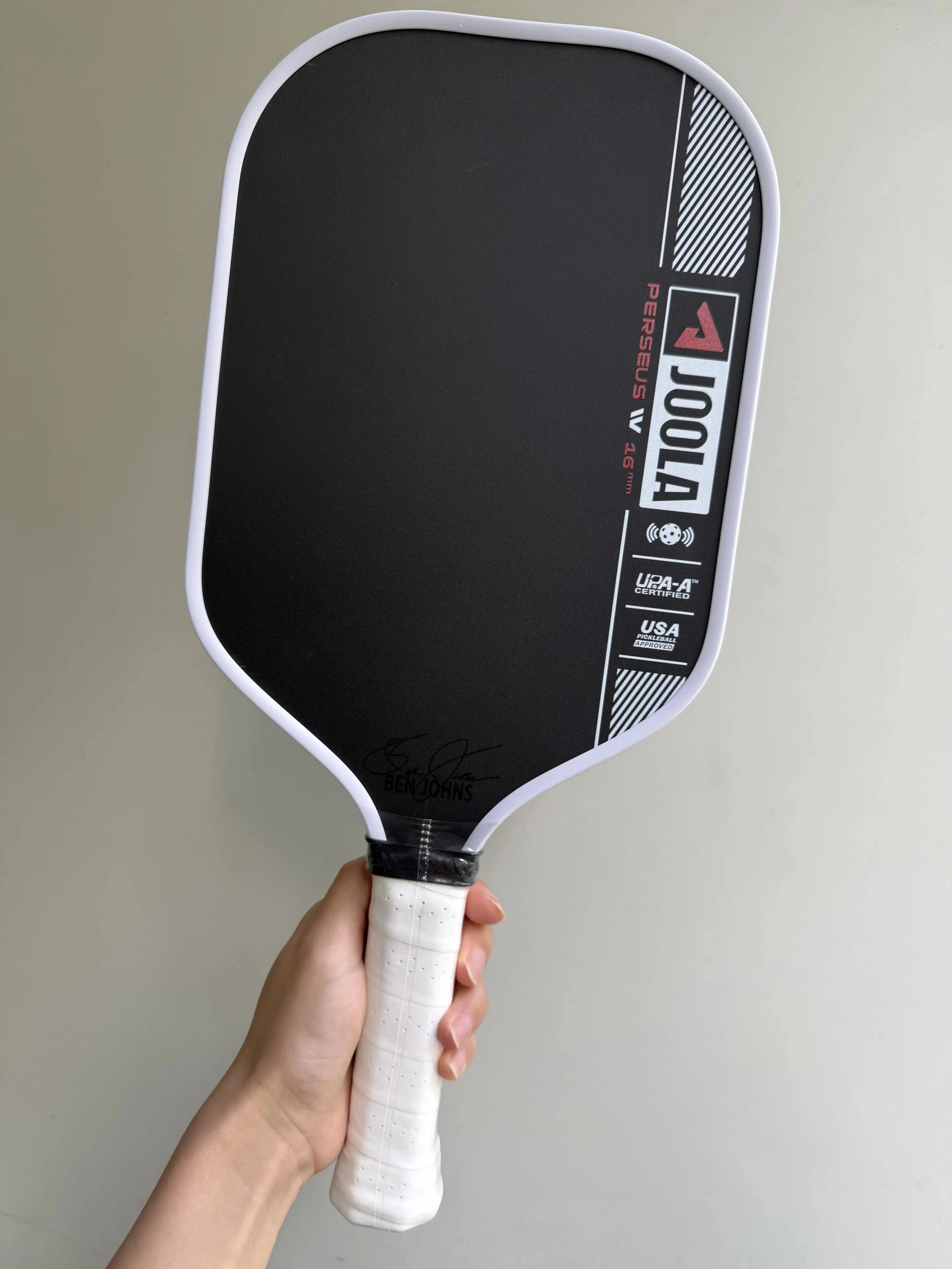 JOOLA BEN JOHNS PERSEUS PRO IV 16MM Pickleball Paddles T700 Carbon Fiber Increased Power Feel Fully Encased Sweet Spot Ai-TechWorld 