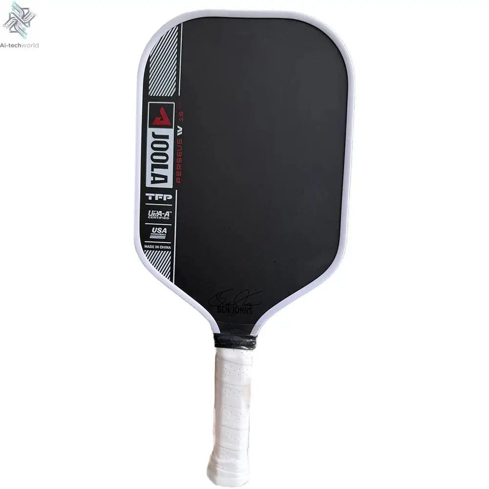JOOLA BEN JOHNS PERSEUS PRO IV 16MM Pickleball Paddles T700 Carbon Fiber Increased Power Feel Fully Encased Sweet Spot Ai-TechWorld 