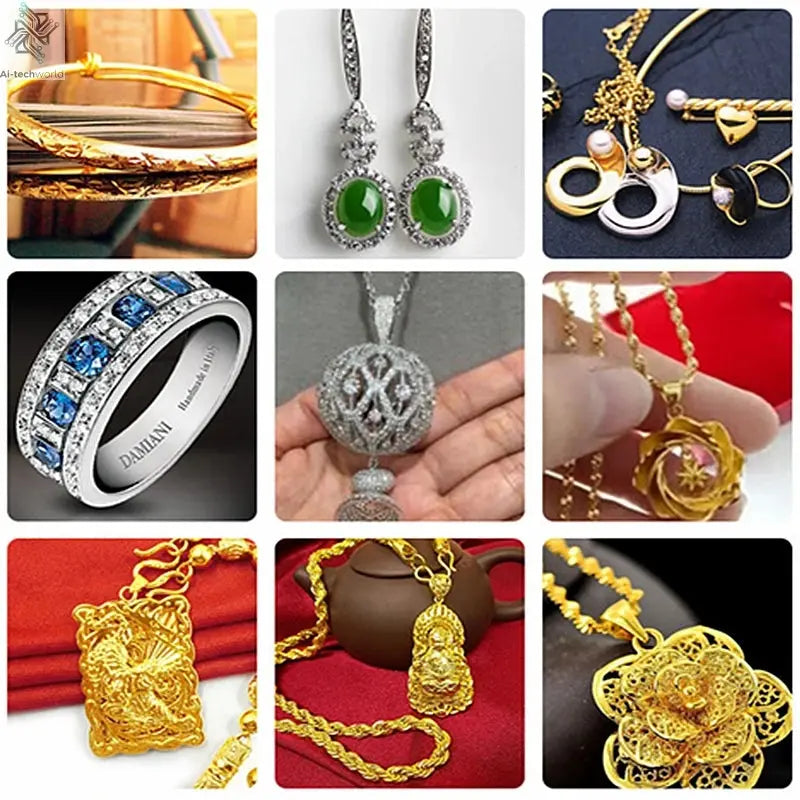 Jewelry Spot Welding Machine ND YAG Laser Touch Screen 60W 100W 150W 200W MINI Laser Soldering With CCD Control System Microscop Ai-TechWorld