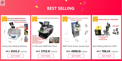 Jewelry Spot Welding Machine ND YAG Laser Touch Screen 60W 100W 150W 200W MINI Laser Soldering With CCD Control System Microscop Ai-TechWorld