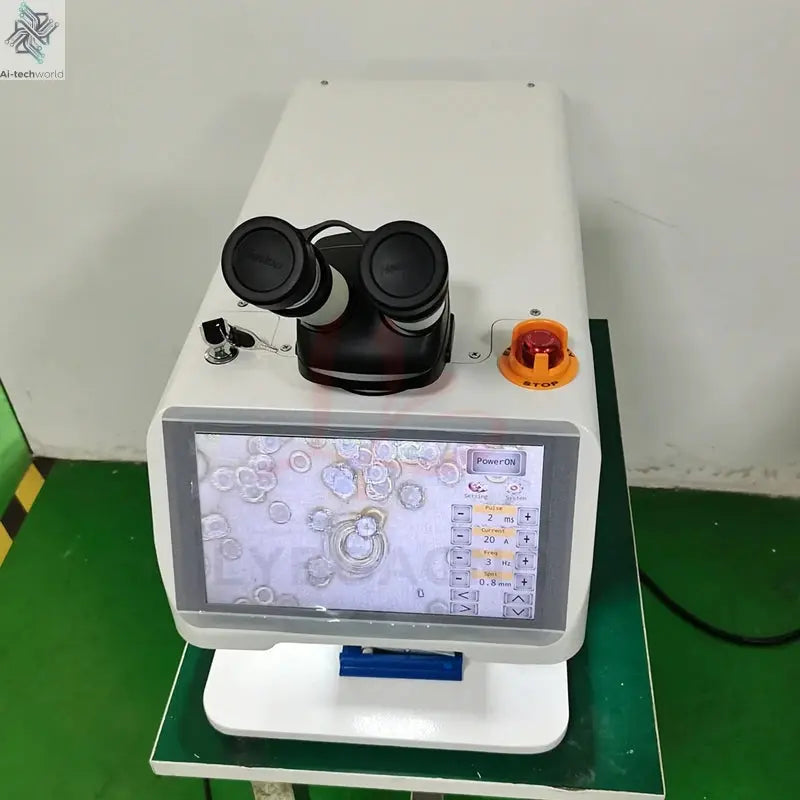 Jewelry Spot Welding Machine ND YAG Laser Touch Screen 60W 100W 150W 200W MINI Laser Soldering With CCD Control System Microscop Ai-TechWorld